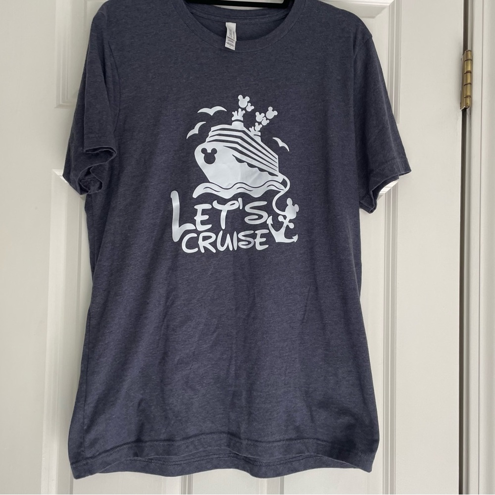TWO Shirt For Disney Cruise Match Family Size L T-shirt Shirt